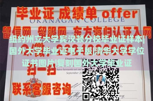 纽约州立大学宾汉顿分校毕业证样本|国外大学毕业证电子版|清华大学学位证书图片|复刻国外大学毕业证